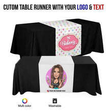 Load image into Gallery viewer, CUSTOM PRINTED TABLE RUNNER