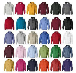 Custom Printed Full Color Hooded Sweatshirt "Color"