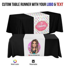 Load image into Gallery viewer, CUSTOM PRINTED TABLE RUNNER
